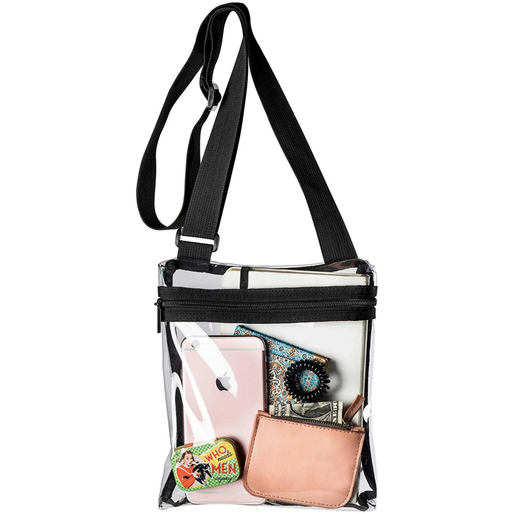 Custom Stadium Approved Cross Body Women Sling Shoulder Tote Bags