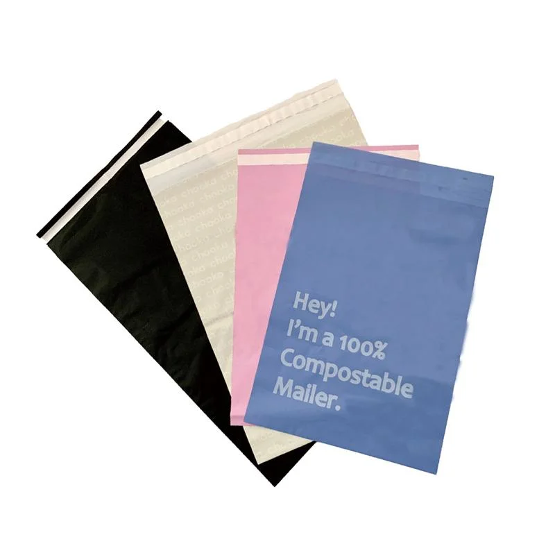 Eco Friendly Biodegradable Non Plastic Poly Mailers Recycled Shipping Clothing Bags