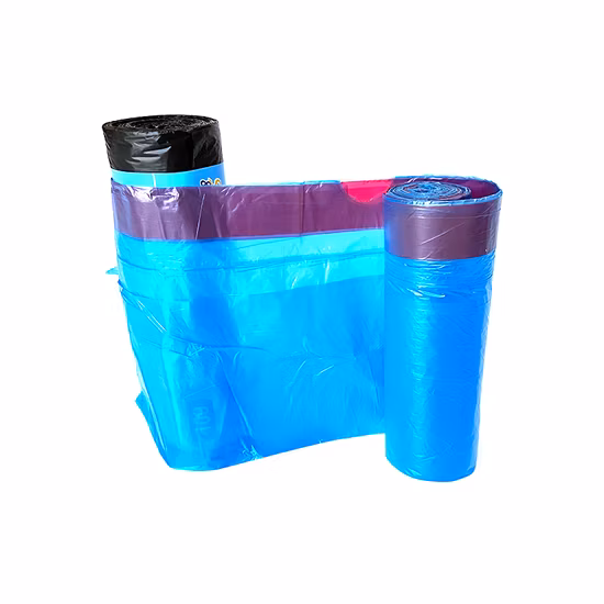 Oversized Roll Drawstring HDPE/LDPE/Biodegradable Kitchen Trash Disposable Plastic Garbage Bag with Pattern